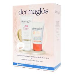 Pack Dermaglós Color e Hidratación BB Cream Tono Medio + Manos y Uñas - 50 gr