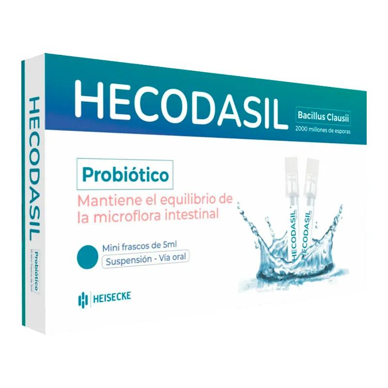 Hecodasil Probiótico Bacillus Clausii - Cont. 10 Ampollas Bebibles de 5 mL c/u