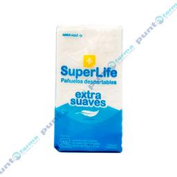 Pañuelos de Papel Descartables Extra Suaves SuperLife - Cont. 10 Unidades