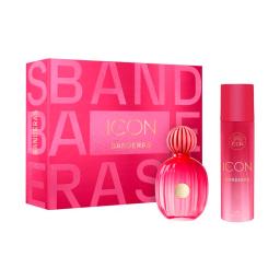 Set para Mujer The Icon Antonio Banderas  (EDP 100ML+DEO 150ML) 