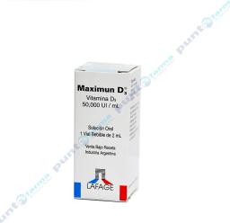 Maximun Vitamina D3 100.000ui - Ampolla bebible de 2mL