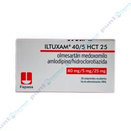 Iltuxam 40/5 HCT 25 mg Olmesartan - Cont. 28 Comprimidos Recubiertos