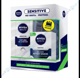 Pack Nivea Men Sensitive Espuma + After Sens + Neceser