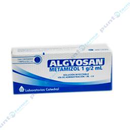 Algyosan Metamizol 1g Solucion Inyectable - Cont. 1 Ampolla de 2 ml