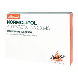 Normolipol Atorvastatina 20 mg - Caja de 30 Comprimidos