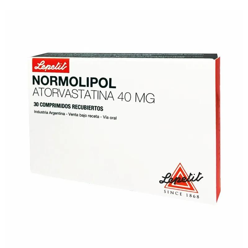Normolipol Atorvastatina 40 mg - 30 Comprimidos Recubiertos
