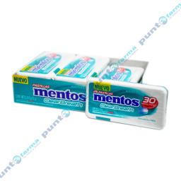 Pastillas Masticables Aliento Claro Mentos - Caja por 12 Paquetes