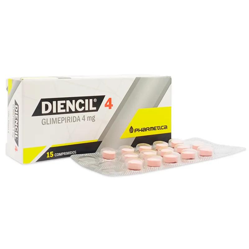Diencil Glimepirida 4 mg - 15 Comprimidos