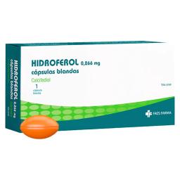 Hidroferol 0,266  - Caja conteniendo 1 cápsula blanda