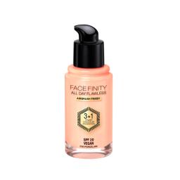 Base Líquida 3 en 1 Face Finity SPF20 Vegan N° C30 Porcelain Max Factor - 30mL