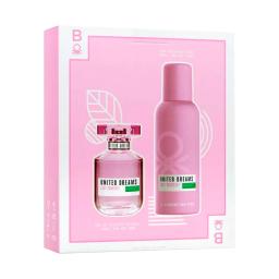 Benetton Set United Dreams Love Yourself (W) Edt 80ml + Spray Corporal 150ml