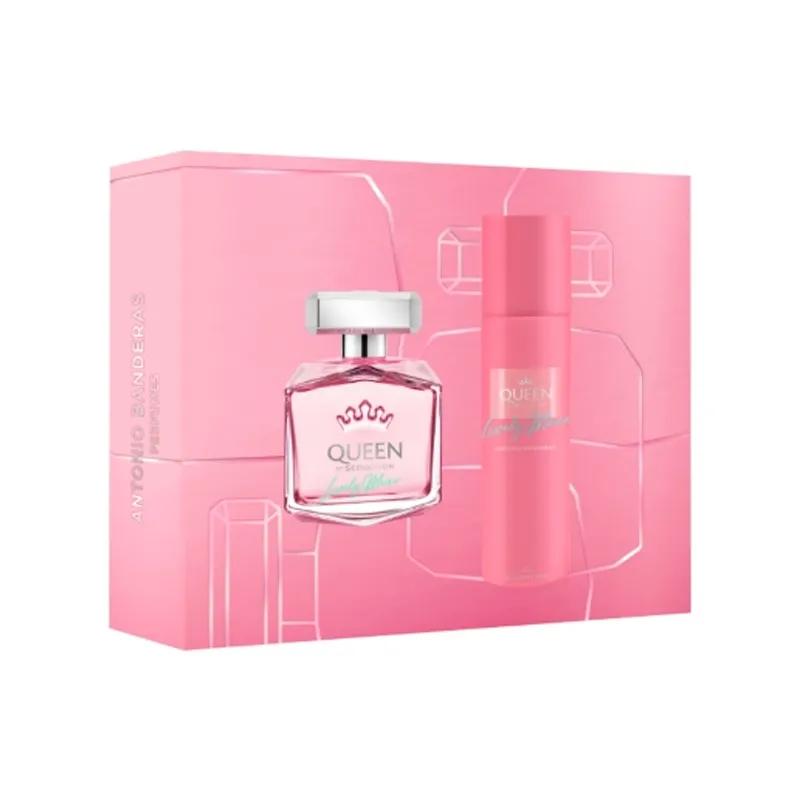 Set Perfume Queen Of Seduction Lively Muse Eau de Toilette  80mL + Desodorante 150mL