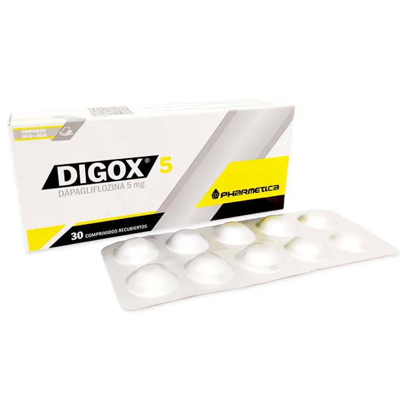 Digox 5mg Dapagliflozina - 30 Comprimidos Recubiertos