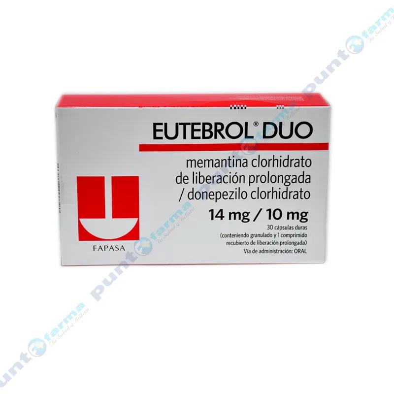Eutebrol Dúo Donepezilo 14/10 mg - Cont. 30 Capsulas Duras