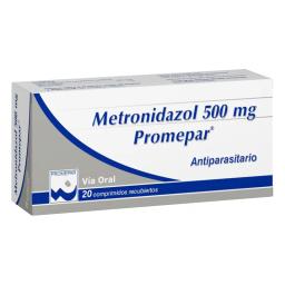 Metronidazol 500 mg - Cont. 30 Comprimidos Recubiertos