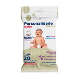 Toallitas Húmedas Personalidade - Cont. 20 unidades