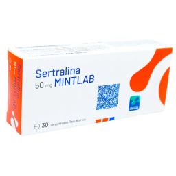 Sertralina Mintlab 50 mg - Caja de 30 Comprimidos