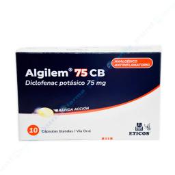 Algilem Diclofenac Potásico 75 mg - Cont. 10 Capsulas Blandas