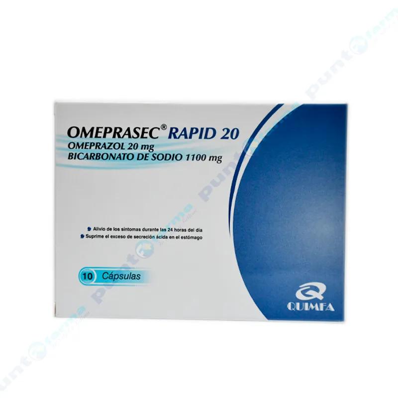 Omeprasec Rapid Omeprazol 20 mg - Cont. 10 Capsulas
