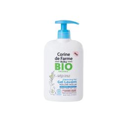 Gel Lavant Micellar Hair Body Baby Bio Organic Cleansing Corine de Farme - 500mL