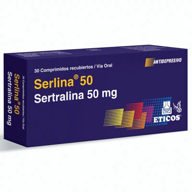 Serlina Sertralina 50 - Caja de 30 Comprimidos