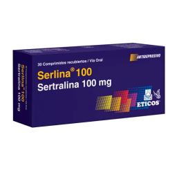 Serlina Sertralina 100 - Caja de 30 Comprimidos