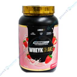 Wheyshake Strawberry Milk Shake  Landerfit - Cont. 900 gr