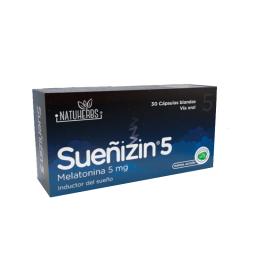 Sueñizin Melatonina 5 mg - Cont. 30 Capsulas Blandas.