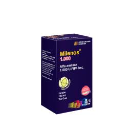 Milenos 1000 Alfa Amilasa 1000 U.FIP/5 ml - Jarabe de 100 ml.