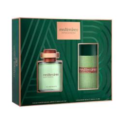 Estuche de Navidad Eau de Toilette Antonio Banderas Mediterraneo 50mL + Desodorante 150mL