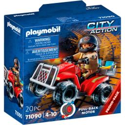 Bomberos con Cuatriciclon PlayMobil