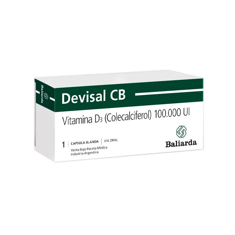 Devisal CB Vitamina D3 - Cont. 1 Capsula Blanda