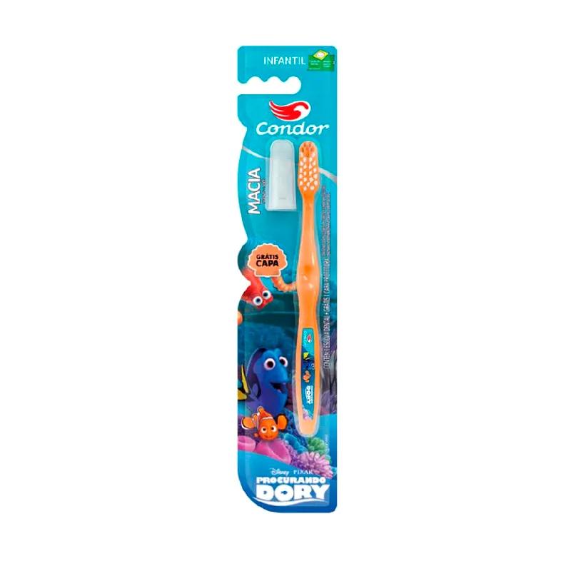 Cepillo Dental Pixar Con Tapa Condor - Contiene 1 Unidad.