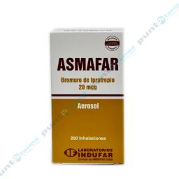 Asmafar Bromuro de Ipratropio de 20 mcg. - Aerosol de 200 Dosis