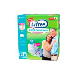 Pañal Adulto Super Confort Regular G/XG Lifree - Cont. 8 unidades