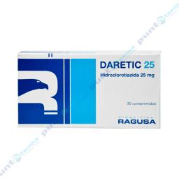 Daretic Hidroclorotiazida 25 mg - Cont. 30 Comprimidos