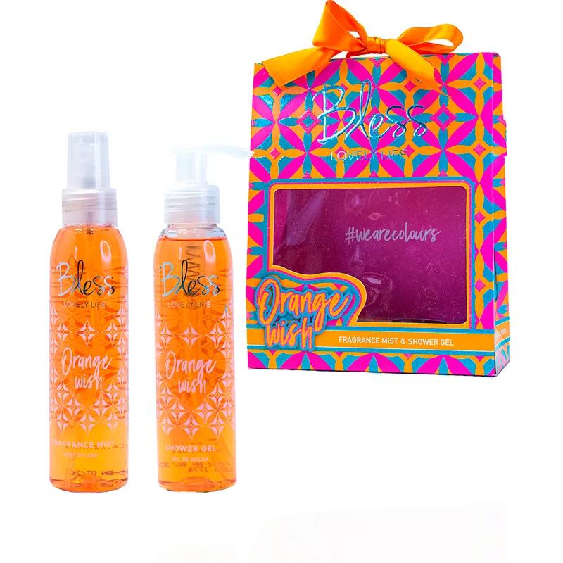 Set Duo Orange Wish Body Splash + Shower Gel Bless