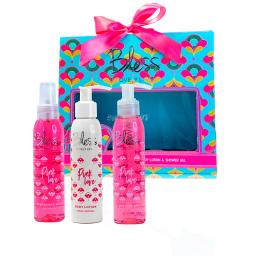 Set Pink Love Body Splash + Gel de Ducha + Body Loción Bless