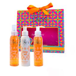 Set Orange Wish Body Splash + Gel de Ducha + Body Loción Bless