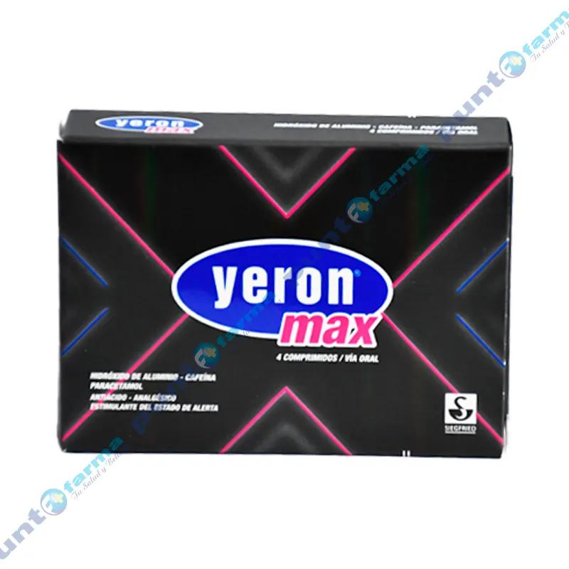 Yeron Max - Contiene 4 Comprimidos.