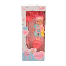 Baby Dolls con carrito y accesorios - 30cm