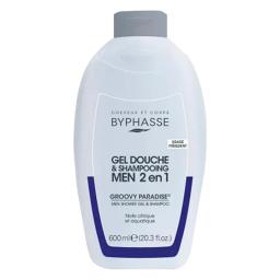 Gel de Ducha Champú 2 en 1 Men Groovy Paradice Byphasse - 600mL