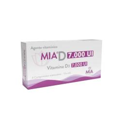 Mia D Vitamina D3 7.000 UI - Cont. 4 Comprimidos Masticables