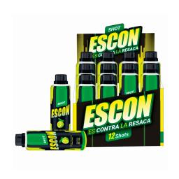 Bebida Analcoholica Escon Shot - Exhibidor 12 Frascos de 55 ml