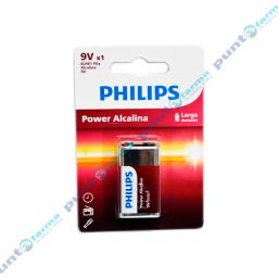 Pilas Power Alcalina 9V Philips - Cont. 1 Unidad