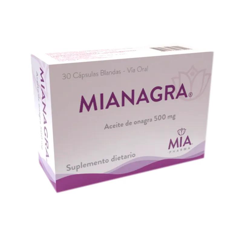 Mianagra Aceite de Onagra 500 mg - Cont. 30 Capsulas Blandas