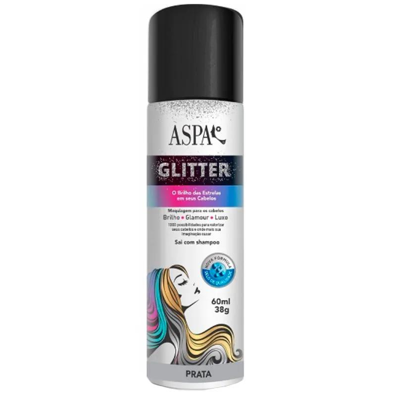 Glitter para cuerpo y cabello Aero Plata Aspa - 60mL