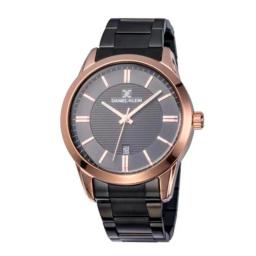 Reloj Daniel Klein Masculino Metal Negro con Bronce