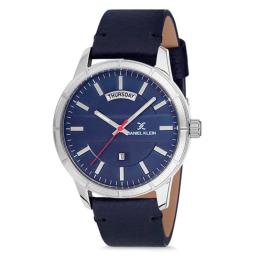 Reloj Daniel Klein Masculino Cuero Azul