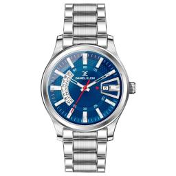 Reloj Daniel Klein Masculino Metal con fondo Azul